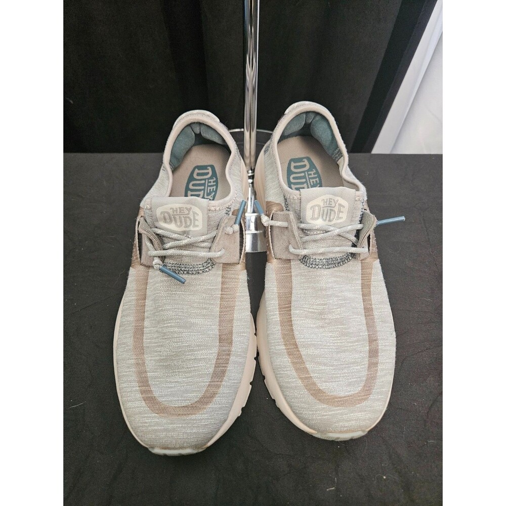HEY DUDE Women's Sirocco Neutral Sneakers Size 7 gently worn